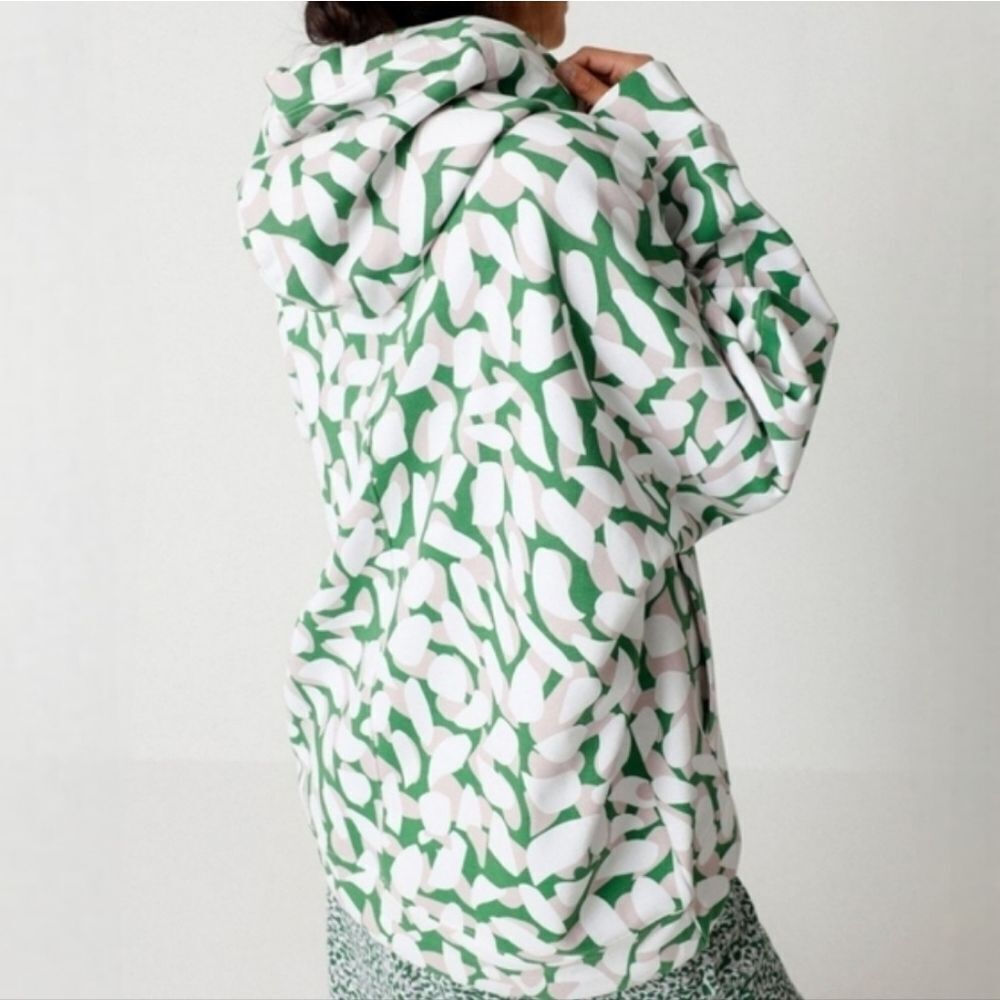 SKFK Skunkfunk Adi Big Petals Pink Green Hoodie - Picture 2 of 16